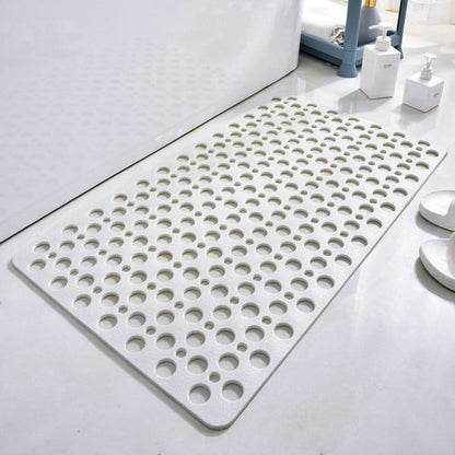 Non-Slip PVC Shower Mat — Suction Cup Safety