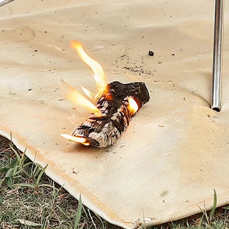 Foldable BBQ Protection Mat — Heat Resistant
