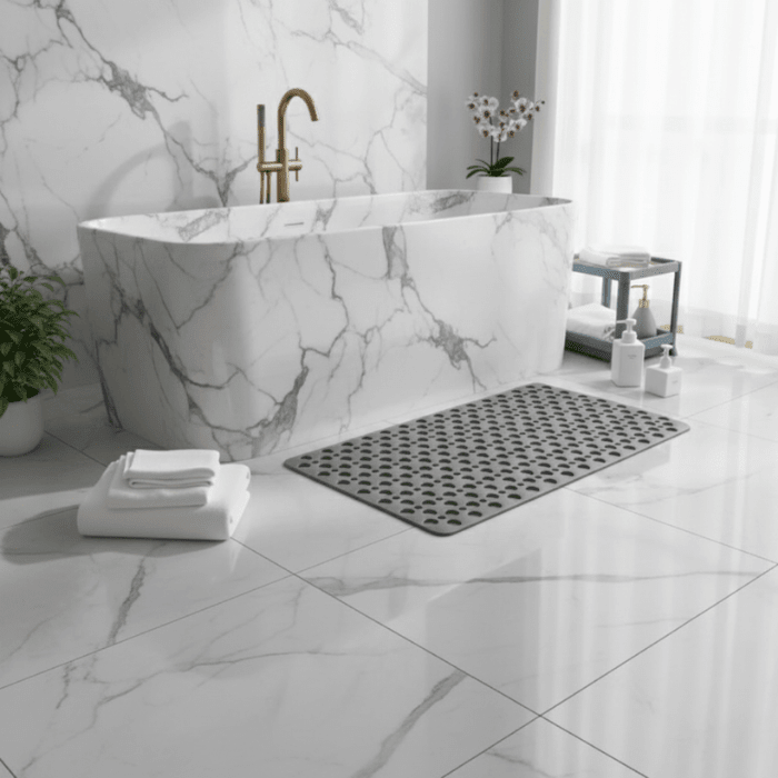 Non-Slip Shower Mat With Fast Drainage