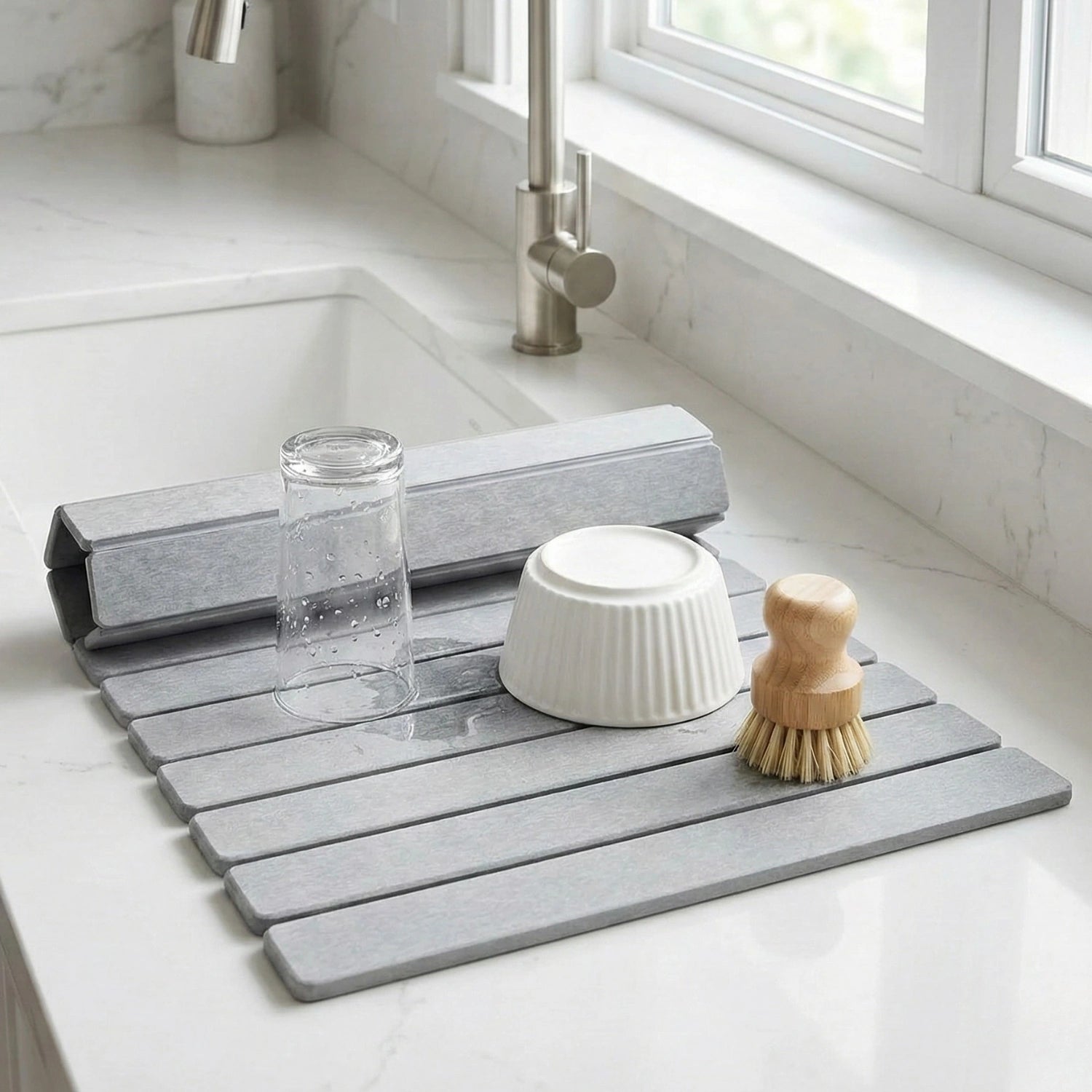 Diatomite Drying Mat — Instant Absorption