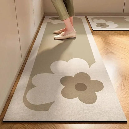 Minimalist Non-Slip Kitchen Mat — Easy to Clean
