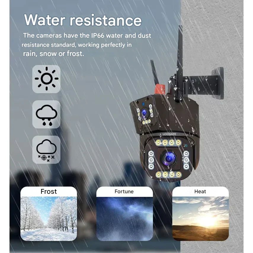 Solar 4K WiFi Security Camera — 10x Zoom Surveillance