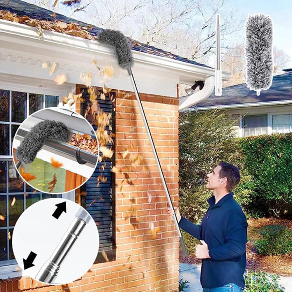 Telescopic Duster — Extendable 2.8m & Machine Washable