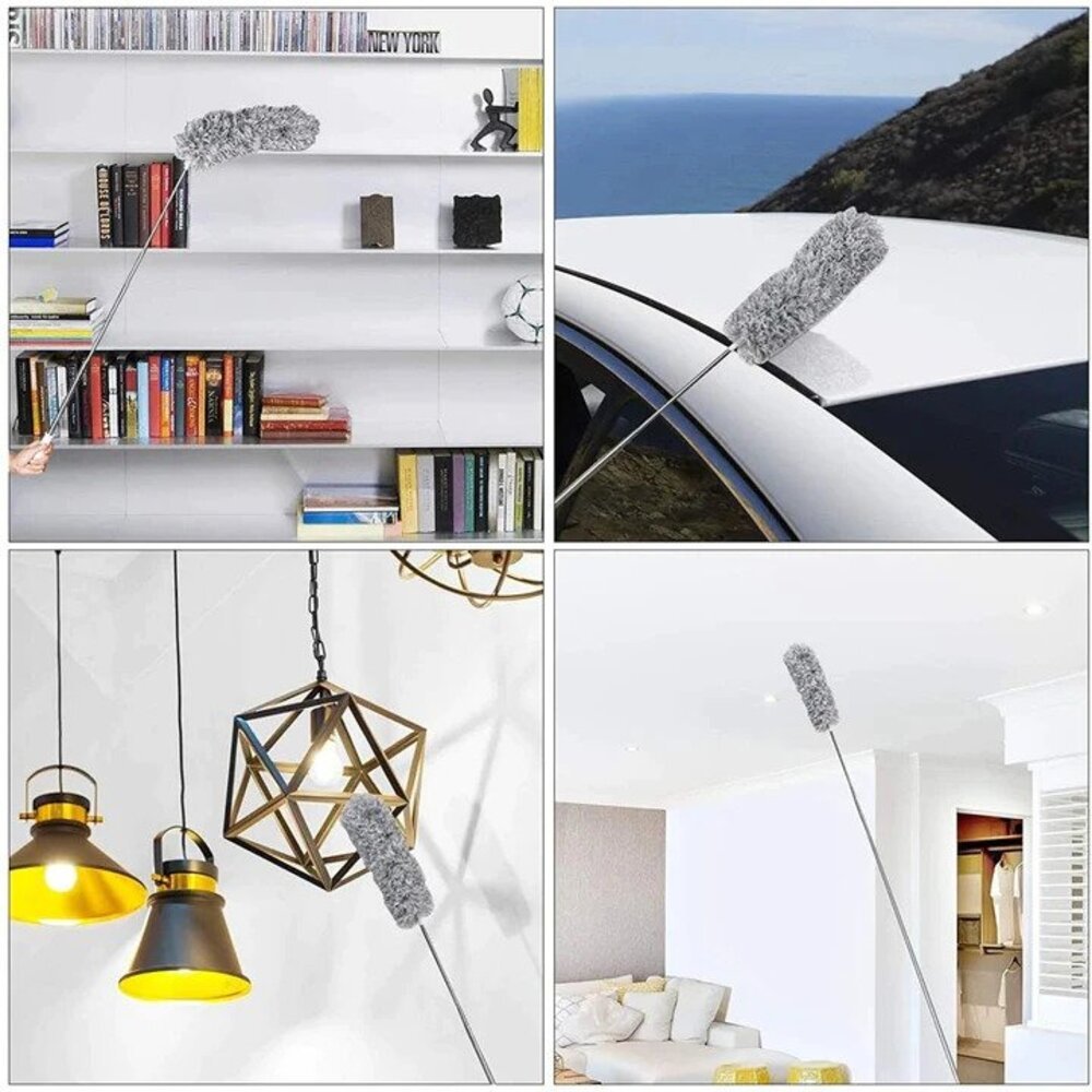 Telescopic Duster — Extendable 2.8m & Machine Washable
