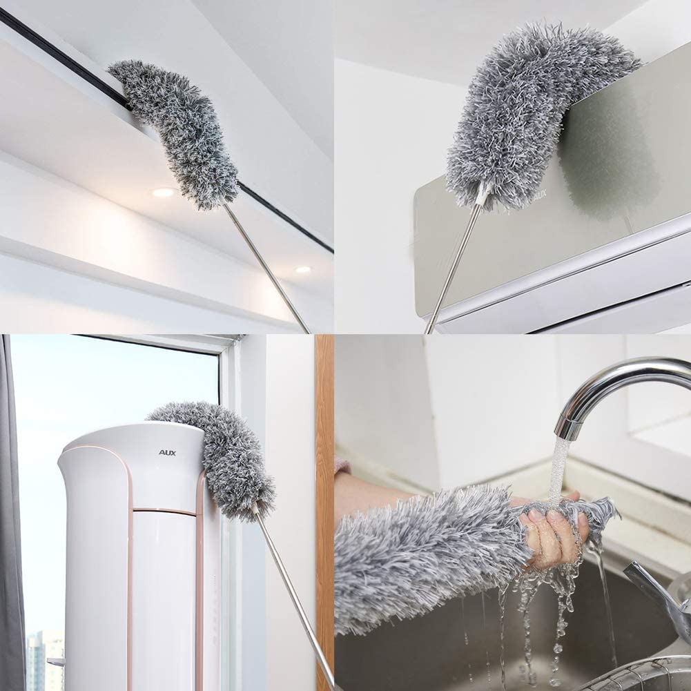 Telescopic Duster — Extendable 2.8m & Machine Washable