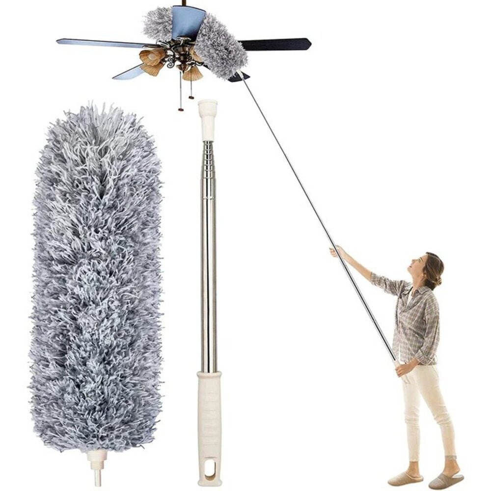 Telescopic Duster — Extendable 2.8m & Machine Washable