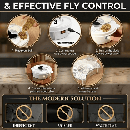 Electric Fly Trap — Automatic and Silent Catcher