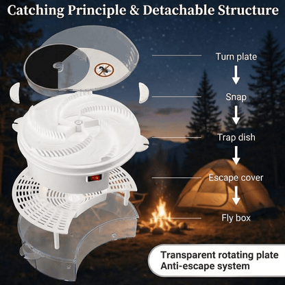 Electric Fly Trap — Automatic and Silent Catcher