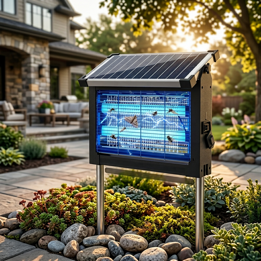 Solar Mosquito Trap — Outdoor, 325 m² Coverage