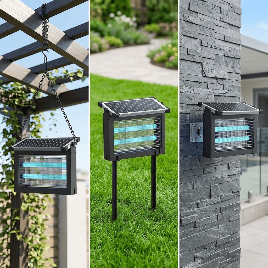 Solar Mosquito Trap — Outdoor, 325 m² Coverage