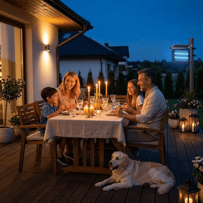 Solar Mosquito Trap — Outdoor, 325 m² Coverage