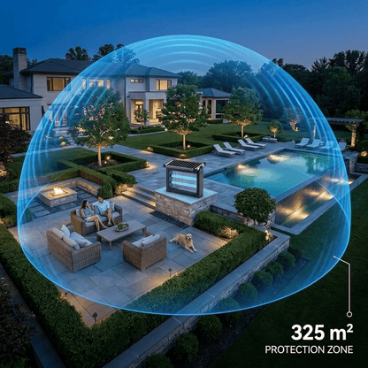 Solar Mosquito Trap — Outdoor, 325 m² Coverage