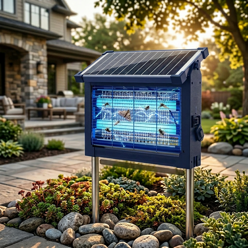 Solar Mosquito Trap — Outdoor, 325 m² Coverage