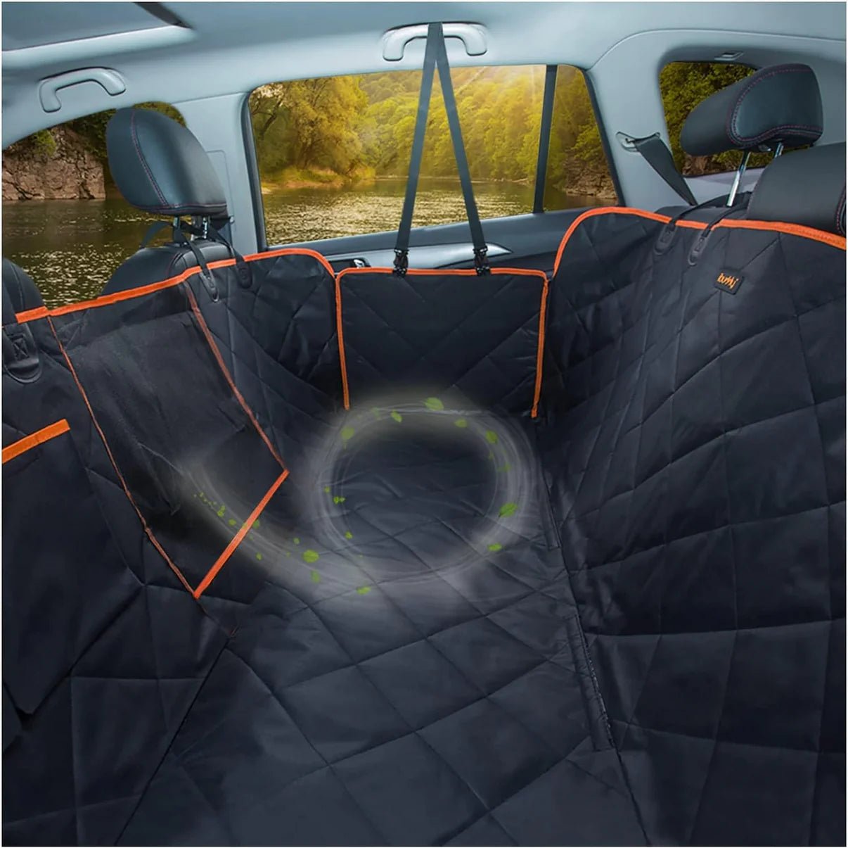 Waterproof Dog Car Carrier — Memory Foam Safety
