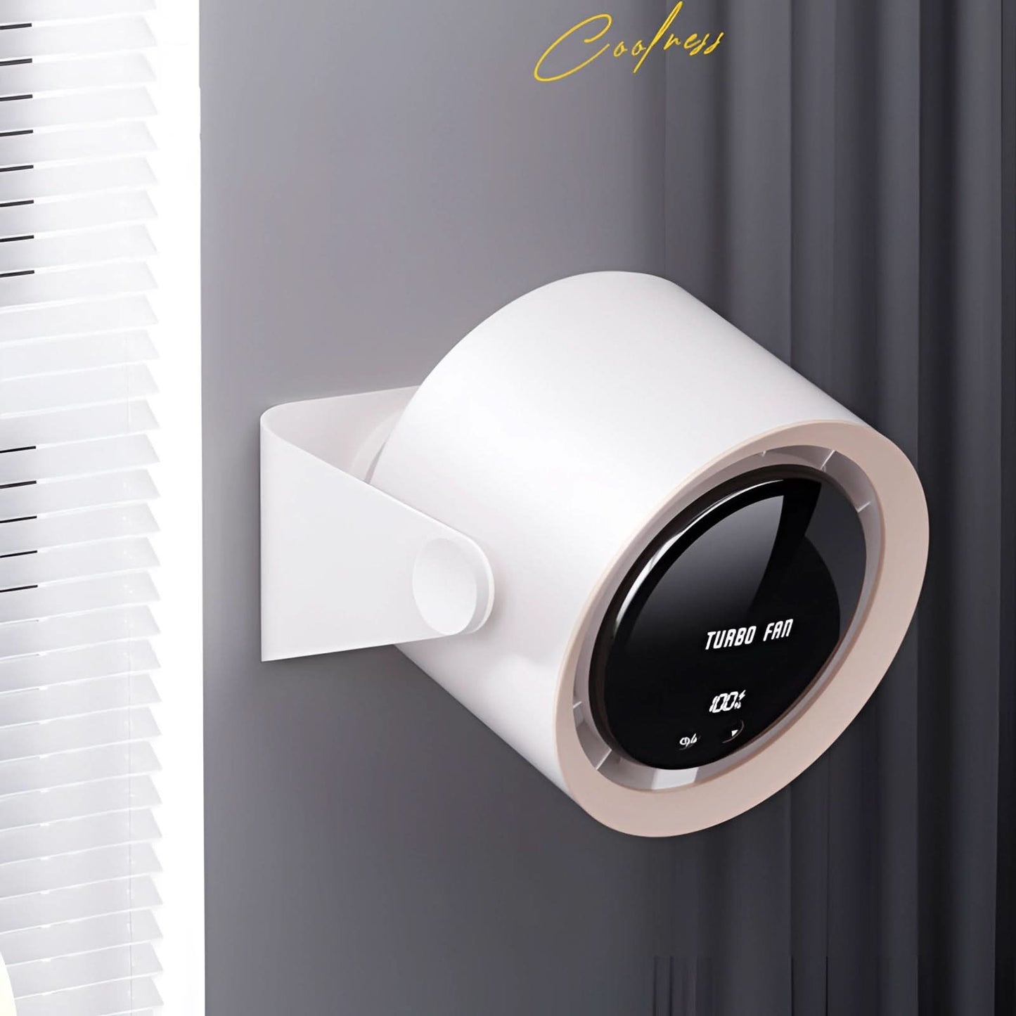 Bladeless Fan with LED Display — Quiet Cooling