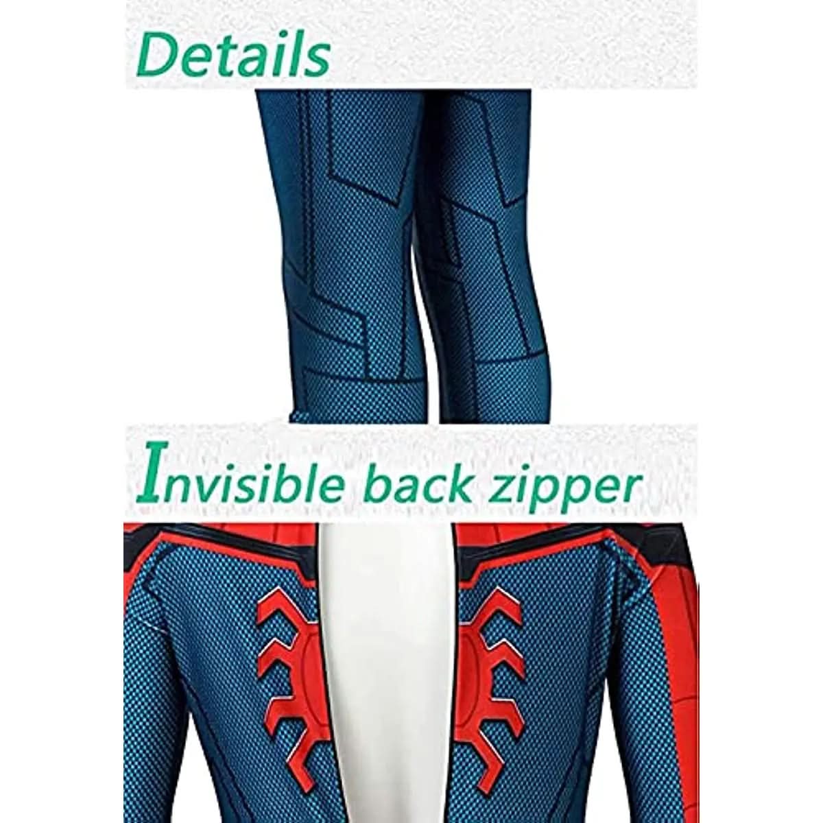 Superhero Cosplay Costume — 3D Stretch Suit with Mask