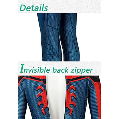 Superhero Cosplay Costume — 3D Stretch Suit with Mask
