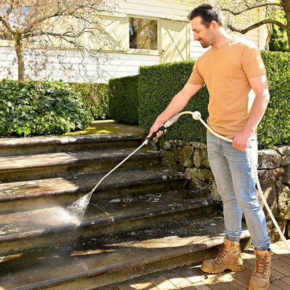 Garden Hose Power Washer — Interchangeable Nozzles