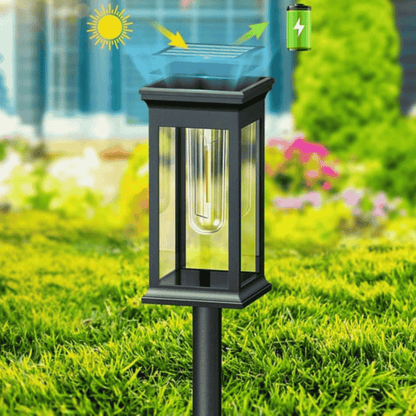 Solar Garden Lights — Warm White LED Outdoor Pathway