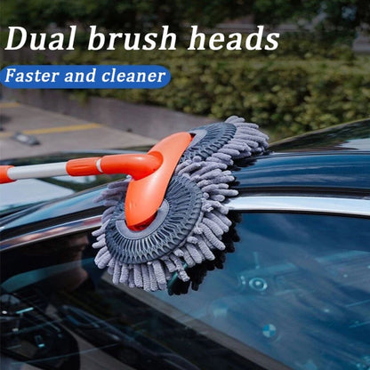 Telescopic Car Brush — Extendable 360° Head