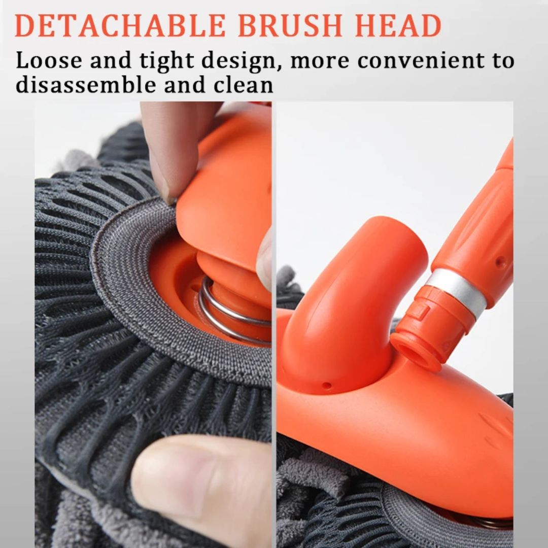 Telescopic Car Brush — Extendable 360° Head