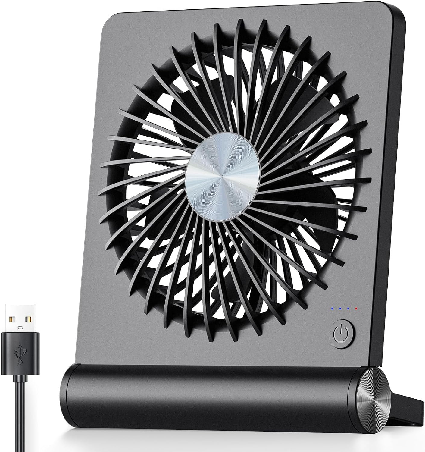 Ultra-Quiet Desk Fan — Compact USB Cooling