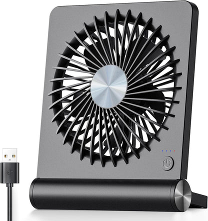 Ultra-Quiet Desk Fan — Compact USB Cooling