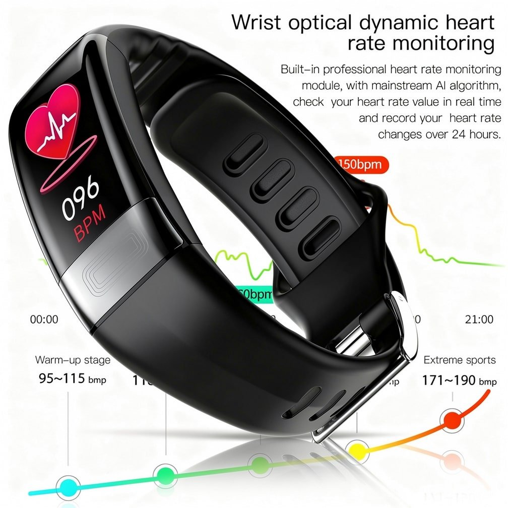 ECG Fitness Smartwatch — Health Tracking IP67