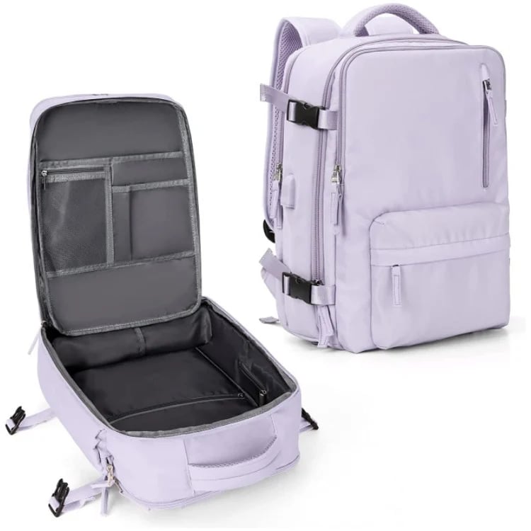 35L Women's Travel Backpack — Waterproof with USB Port