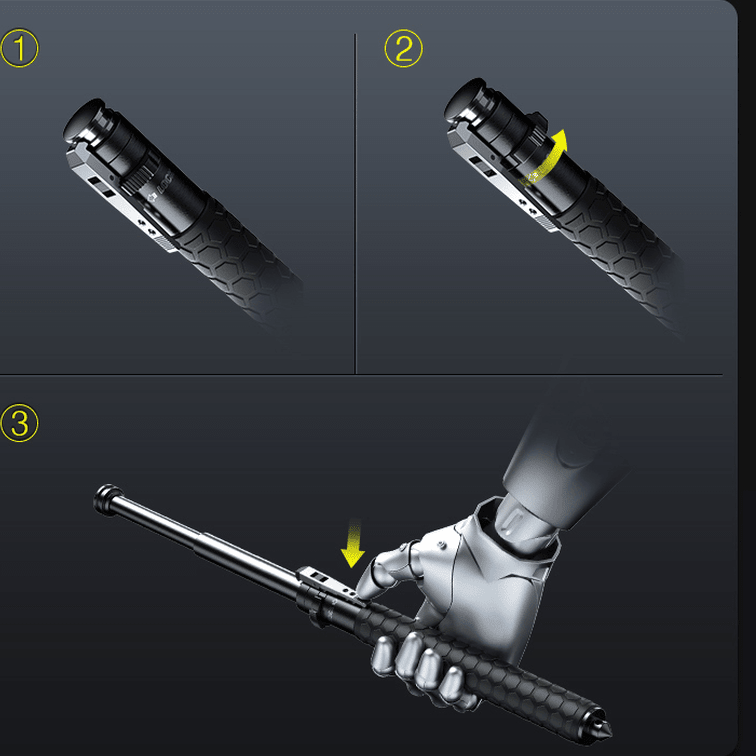 Retractable Self-Defense Walking Stick