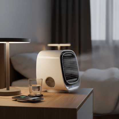 2-in-1 Air Cooler & Humidifier — Quiet 15W Portable Unit