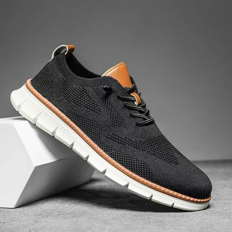 Men's Handcrafted Leather Dress Shoes — Breathable Lining