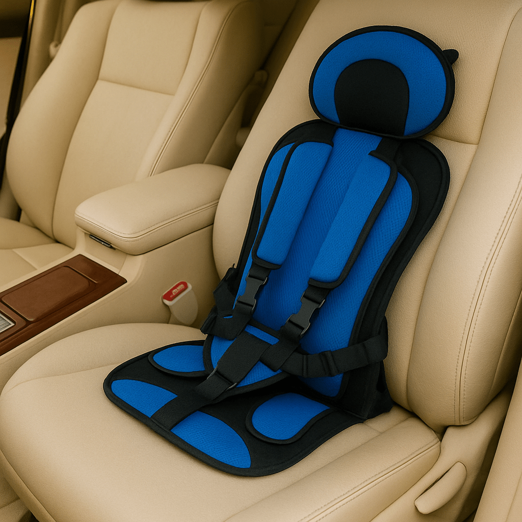 Portable Folding Car Seat — 5-Point Harness Travel