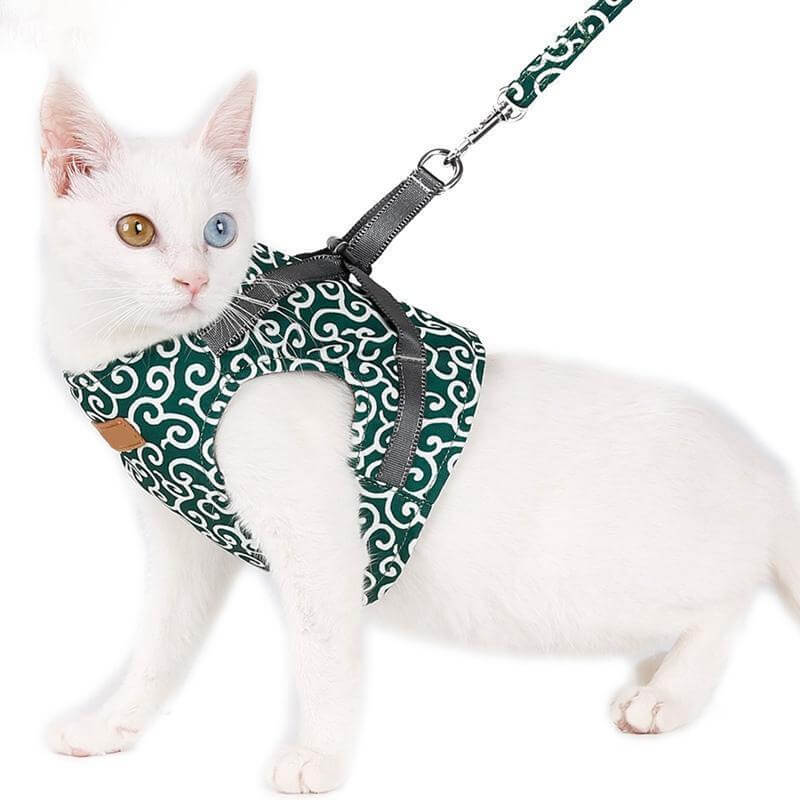Cat Vest Harness With Adjustable Leash for Safe Walks