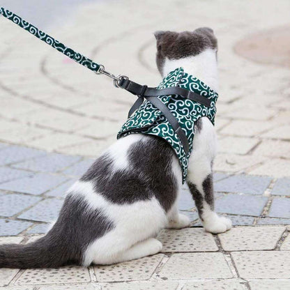 Cat Vest Harness With Adjustable Leash for Safe Walks