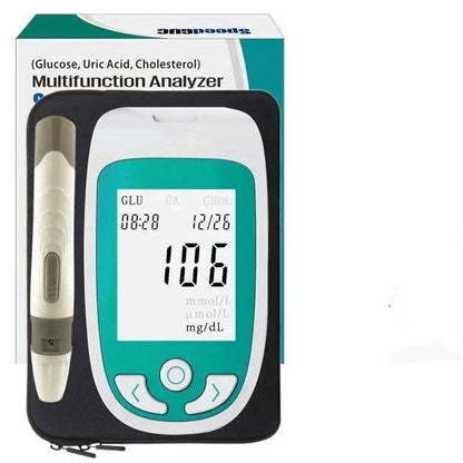 Cholesterol & Glucose Test Kit — Home Monitor