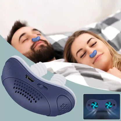 Micro CPAP Anti-Snoring Device for Mild Sleep Apnea