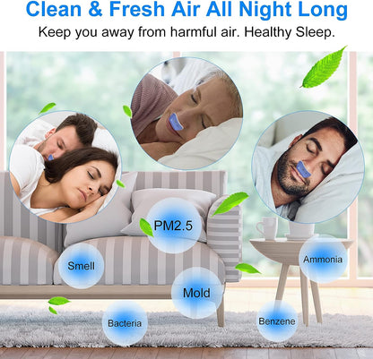 Micro CPAP Anti-Snoring Device for Mild Sleep Apnea