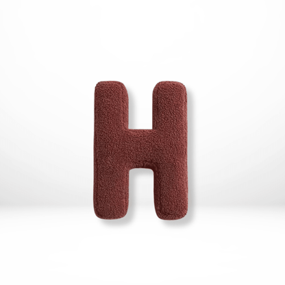 Velvet Alphabet Throw Pillow — Letters A to Z
