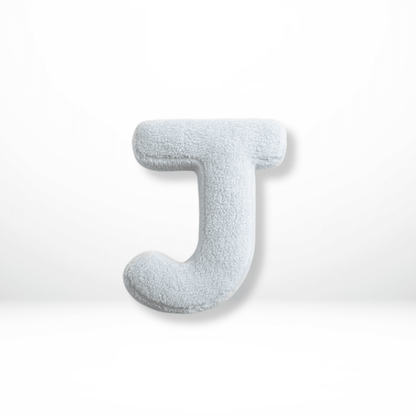 Velvet Alphabet Throw Pillow — Letters A to Z