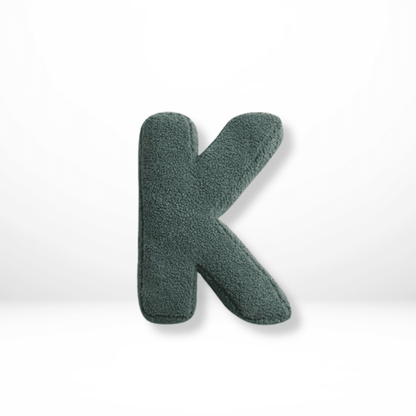 Velvet Alphabet Throw Pillow — Letters A to Z