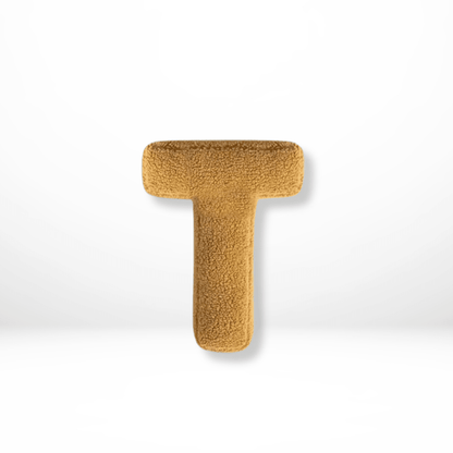 Velvet Alphabet Throw Pillow — Letters A to Z