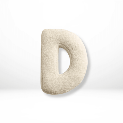 Velvet Alphabet Throw Pillow — Letters A to Z