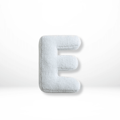 Velvet Alphabet Throw Pillow — Letters A to Z