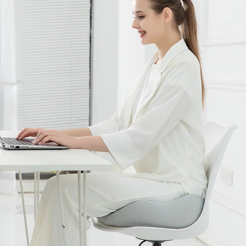 Memory Foam Seat Cushion — Adjustable Ergonomic