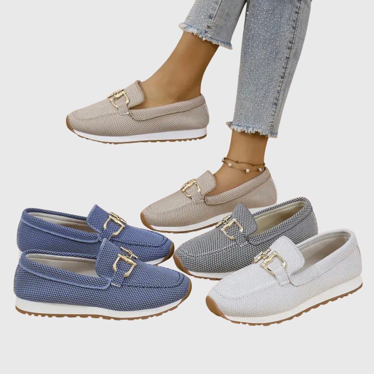 Women's Orthopedic Loafers — Breathable Slip-On Comfort