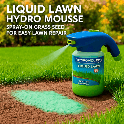 Liquid Lawn Spray Grass Seed Kit — Easy Patch Repair
