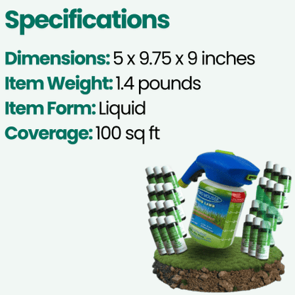 Liquid Lawn Spray Grass Seed Kit — Easy Patch Repair