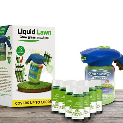 Liquid Lawn Spray Grass Seed Kit — Easy Patch Repair