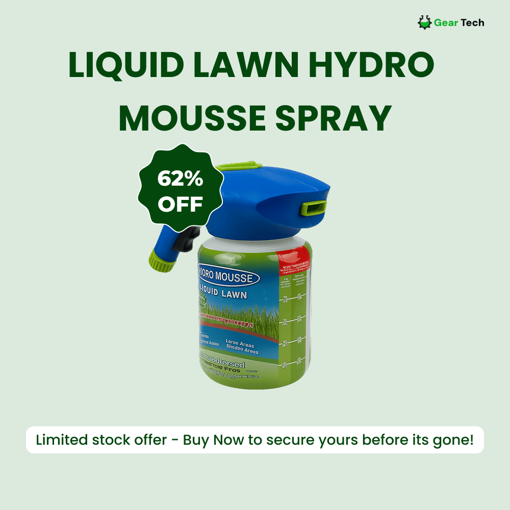 Liquid Lawn Spray Grass Seed Kit — Easy Patch Repair